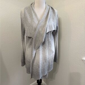 Lou & Grey Ombre Gray Cardigan
